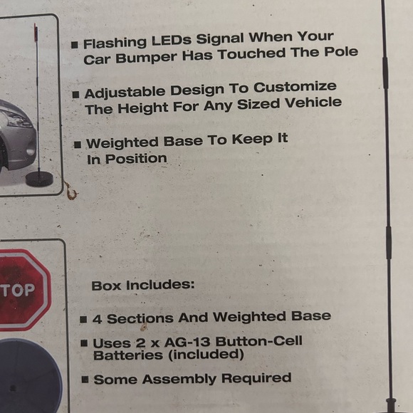 NWT. Stop sign with LED flashing lights - Picture 5 of 5